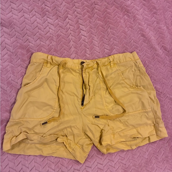 YFB Pants - Vibrant Yellow Women's Cargo Shorts